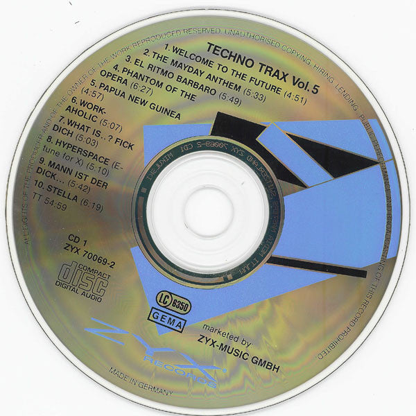 Various : Techno Trax Vol. 5 (2xCD, Comp)