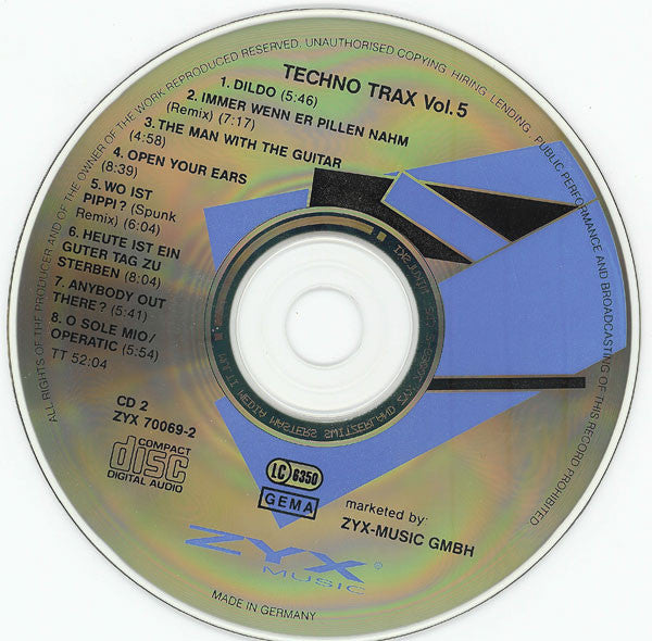 Various : Techno Trax Vol. 5 (2xCD, Comp)