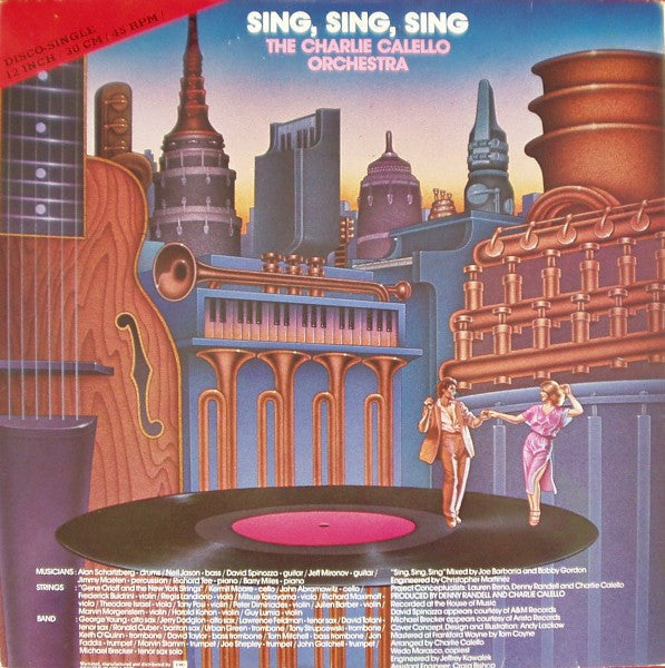 The Charlie Calello Orchestra : Sing, Sing, Sing / In The Mood (12", Single)