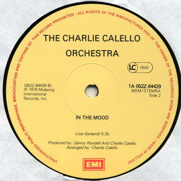 The Charlie Calello Orchestra : Sing, Sing, Sing / In The Mood (12", Single)