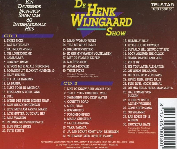 Henk Wijngaard : De Henk Wijngaard Show (2xCD, Album, Comp)