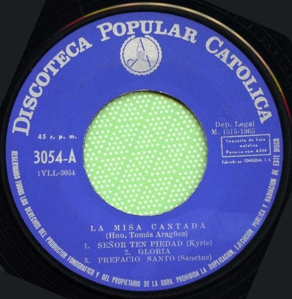 Escolania "Virgen Del Camino" de Leon : La Misa Cantada (7", Single)