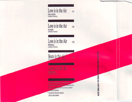 Steve Allen : Love Is In The Air (90's Remix) (CD, Maxi)