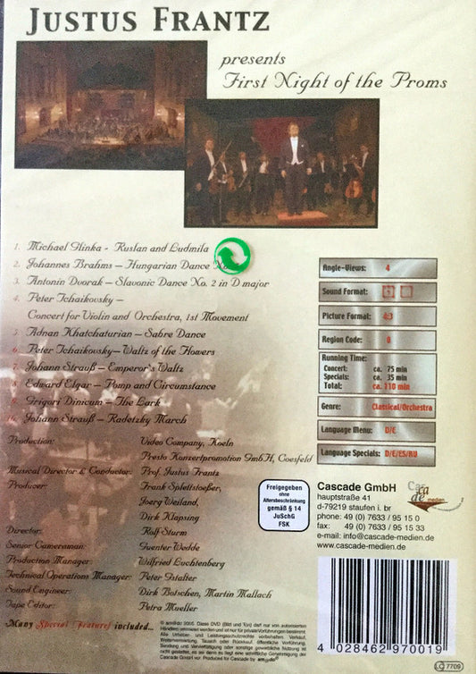 Justus Frantz - Philharmonie Der Nationen : Justus Frantz Presents First Night Of The Proms (DVD-V)