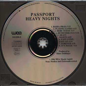 Passport (2) : Heavy Nights (CD, Album)