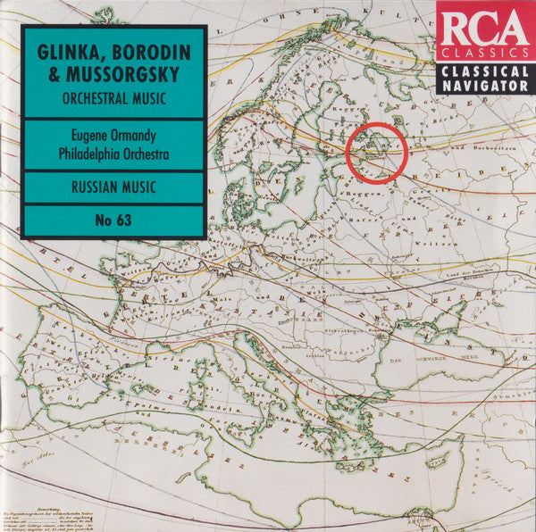 Mikhail Ivanovich Glinka, Alexander Borodin & Modest Mussorgsky, Eugene Ormandy, The Philadelphia Orchestra : Orchestral Music From Russia (CD, Comp)