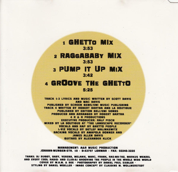 Ghetto People Feat. L-Viz : In The Ghetto (CD, Maxi)