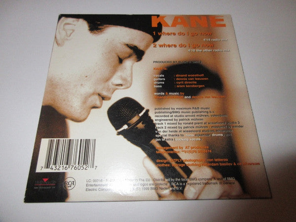 Kane (2) : Where Do I Go Now (CD, Single)