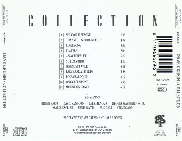 Dave Grusin : Collection (CD, Comp)