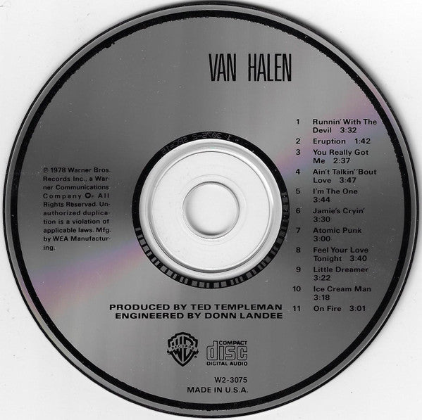 Van Halen : Van Halen (CD, Album, Club, RE, RM, Spe)