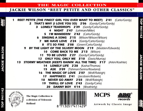 Jackie Wilson : Reet Petite And Other Classics (CD, Comp)