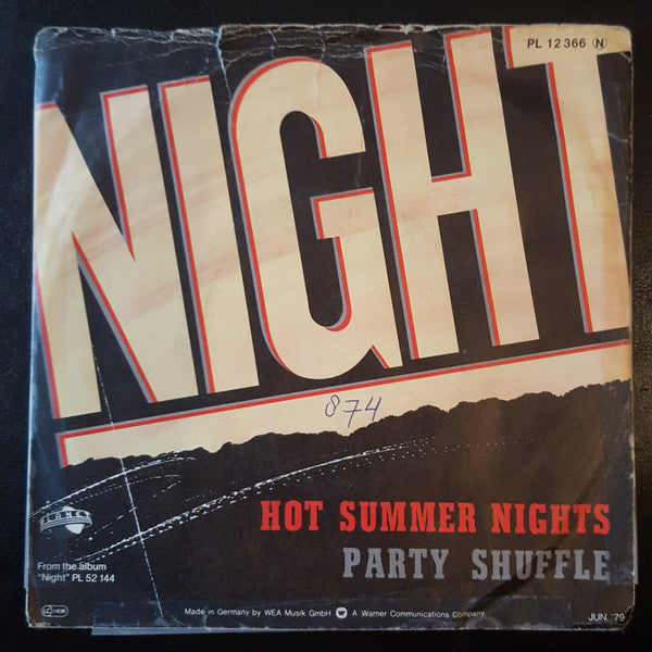 Night : Hot Summer Nights (7", Single)