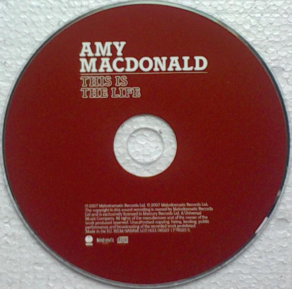 Amy Macdonald : This Is The Life (CD, Album, Car)