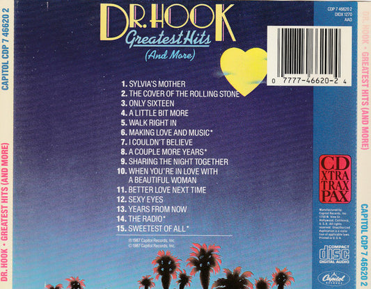 Dr. Hook : Greatest Hits (And More) (CD, Album, Comp, RM)