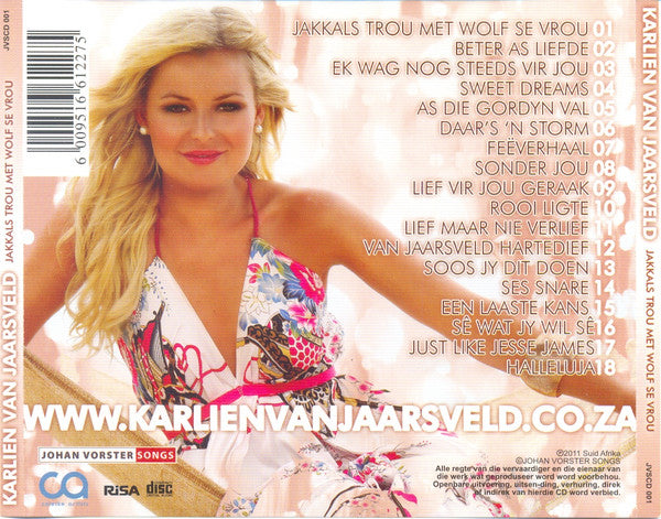 Karlien van Jaarsveld : Jakkals Trou Met Wolf Se Vrou (CD, Album)