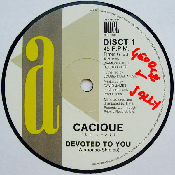 Cacique : Devoted To You (12")