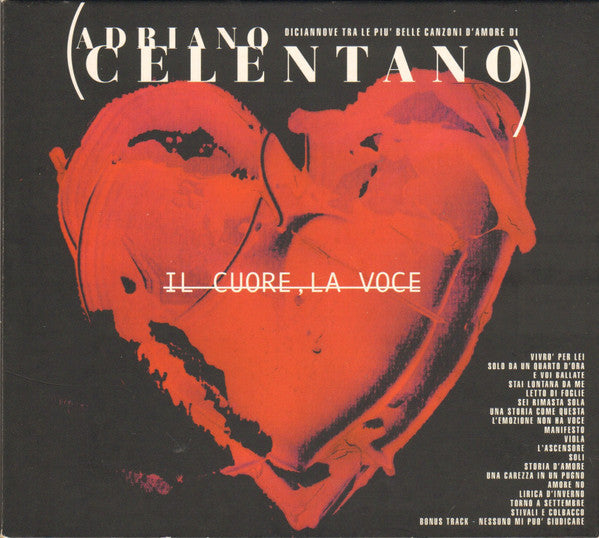 Adriano Celentano : Il Cuore, La Voce (CD, Comp)
