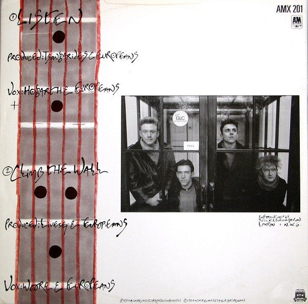 Europeans : Listen (12", Single, Cle)