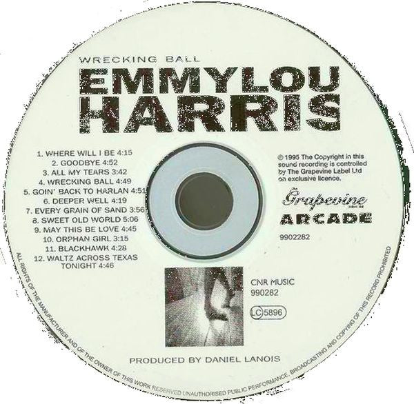 Emmylou Harris : Wrecking Ball (HDCD, Album)