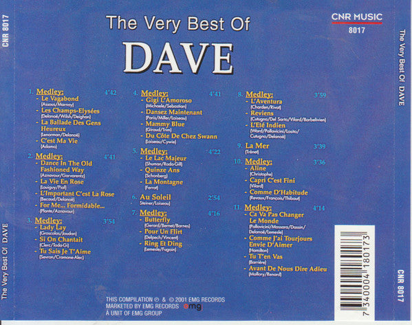 Dave (13) : The Very Best Of  (CD, Comp)