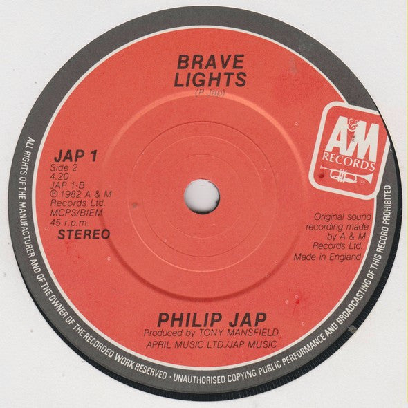 Philip Jap : Total Erasure (7", Single)