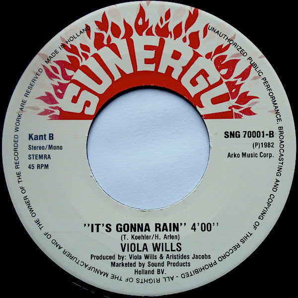 Viola Wills : Stormy Weather (7")