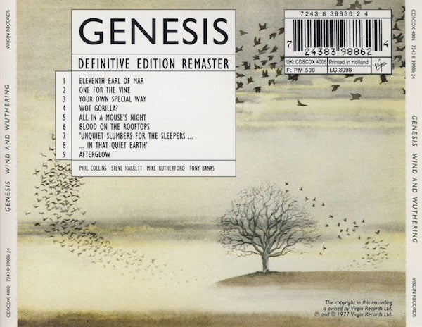 Genesis : Wind & Wuthering (CD, Album, RE, RM)