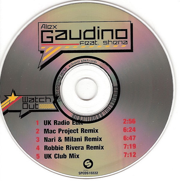 Alex Gaudino Feat. Shena : Watch Out (CD, Single)