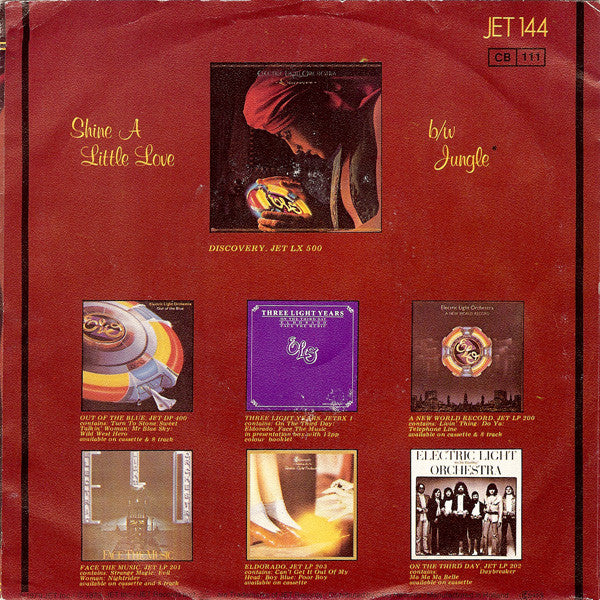 Electric Light Orchestra : Shine A Little Love (7", Single, Tex)