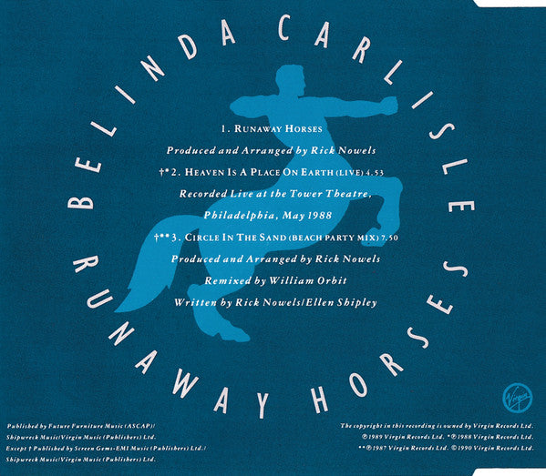 Belinda Carlisle : Runaway Horses (CD, Maxi)