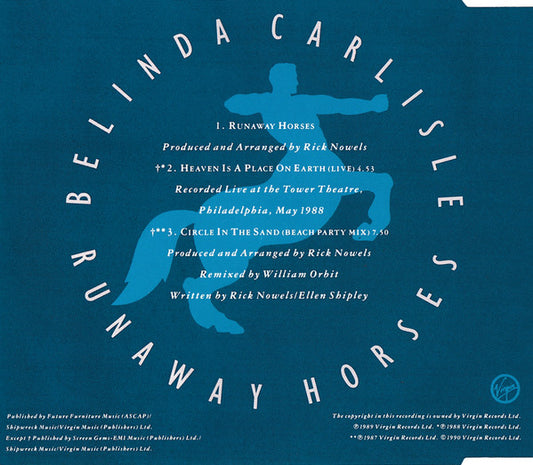 Belinda Carlisle : Runaway Horses (CD, Maxi)