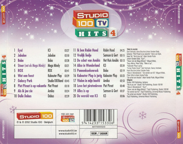 Various : Studio 100 TV Hits 4 (CD, Comp)