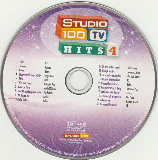 Various : Studio 100 TV Hits 4 (CD, Comp)