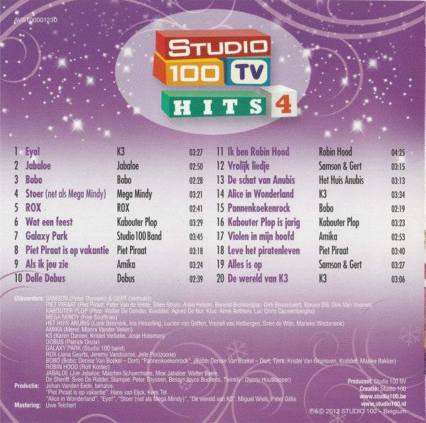 Various : Studio 100 TV Hits 4 (CD, Comp)