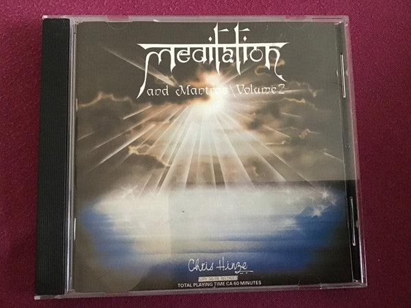 Chris Hinze : Meditation And Mantras \\ Volume 2 (CD, Album)