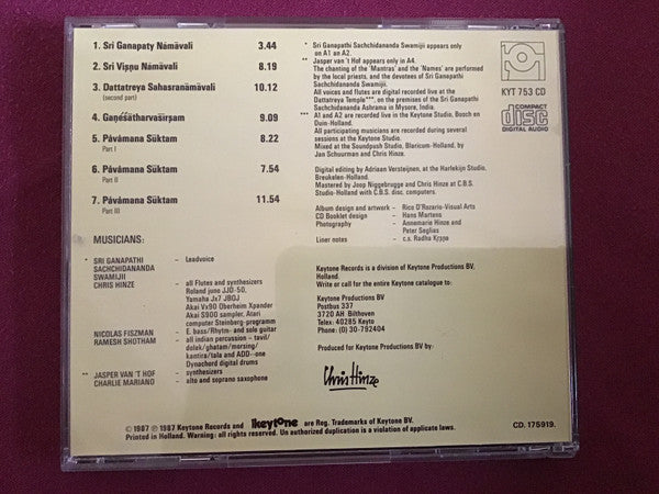 Chris Hinze : Meditation And Mantras \\ Volume 2 (CD, Album)