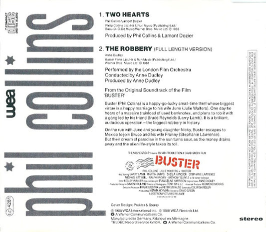 Phil Collins : Two Hearts (CD, Mini, Single)