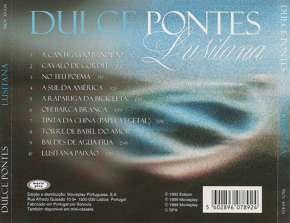 Dulce Pontes : Lusitana (CD, Album, RE)