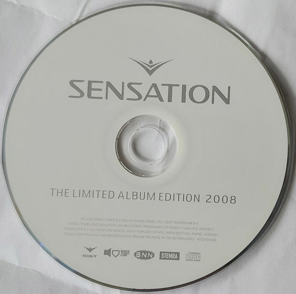 Various : Sensation 2008 (The Limited Album Edition 2008) (CD, Mixed, Promo)