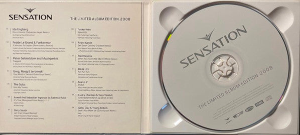 Various : Sensation 2008 (The Limited Album Edition 2008) (CD, Mixed, Promo)