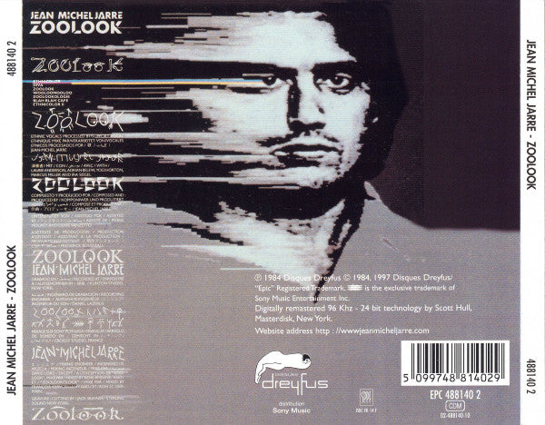 Jean-Michel Jarre : Zoolook (CD, Album, RE, RM)