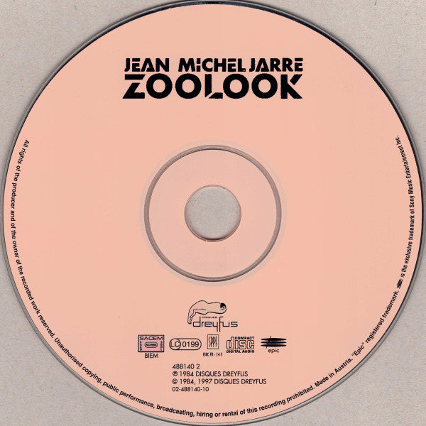 Jean-Michel Jarre : Zoolook (CD, Album, RE, RM)
