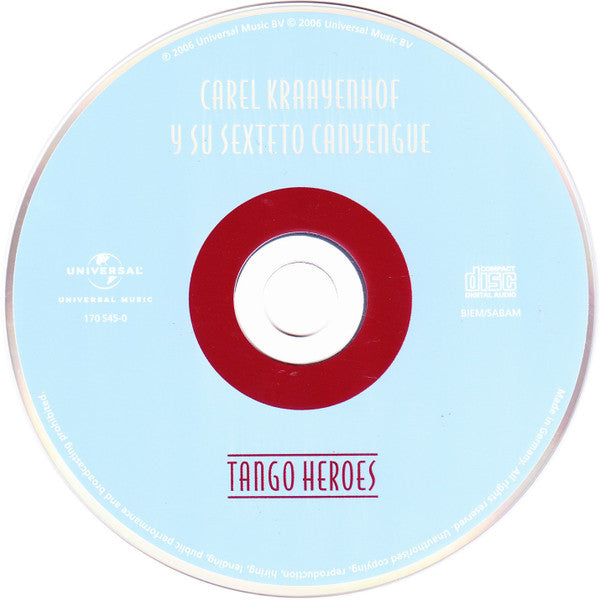 Carel Kraayenhof Y Su Sexteto Canyengue : Tango Heroes (CD, Album)