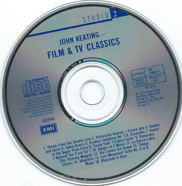 John Keating & London Symphony Orchestra : Film And TV Classics (CD, Comp)