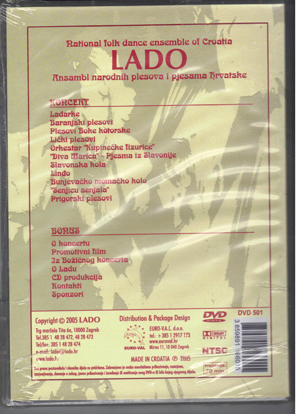 Lado (2) : In Concert (DVD-V, Album, NTSC)