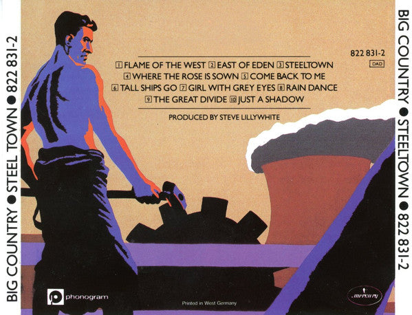 Big Country : Steeltown (CD, Album, RP)