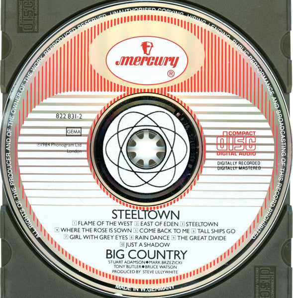 Big Country : Steeltown (CD, Album, RP)