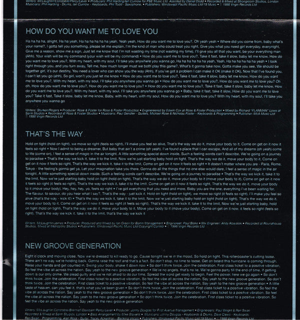 911 (4) : Moving On (CD, Album, Ude)