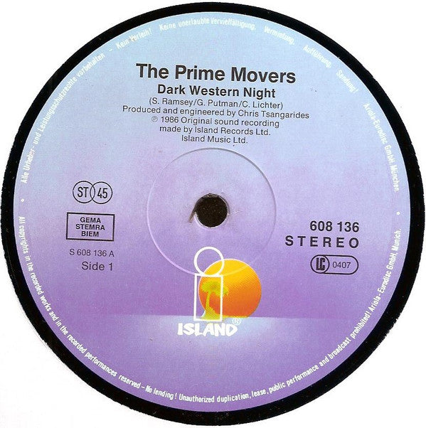 The Prime Movers (2) : Dark Western Night (12", Maxi)