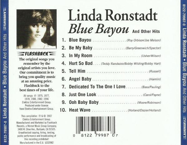 Linda Ronstadt : Blue Bayou And Other Hits (CD, Comp, RE)